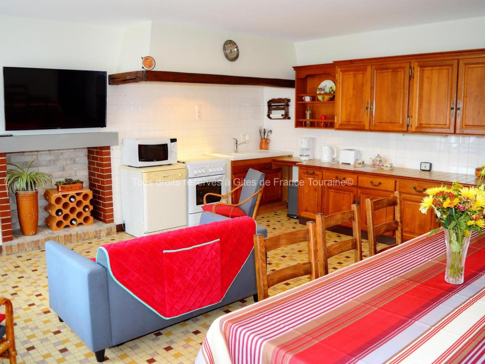 Vernou-sur-Brenne Gite Charmant Pres De Tours Et Amboise Avec Wi-Fi, Cour Privative, Garage A Velos, Accepte Animaux - Fr-1-381-503 מראה חיצוני תמונה